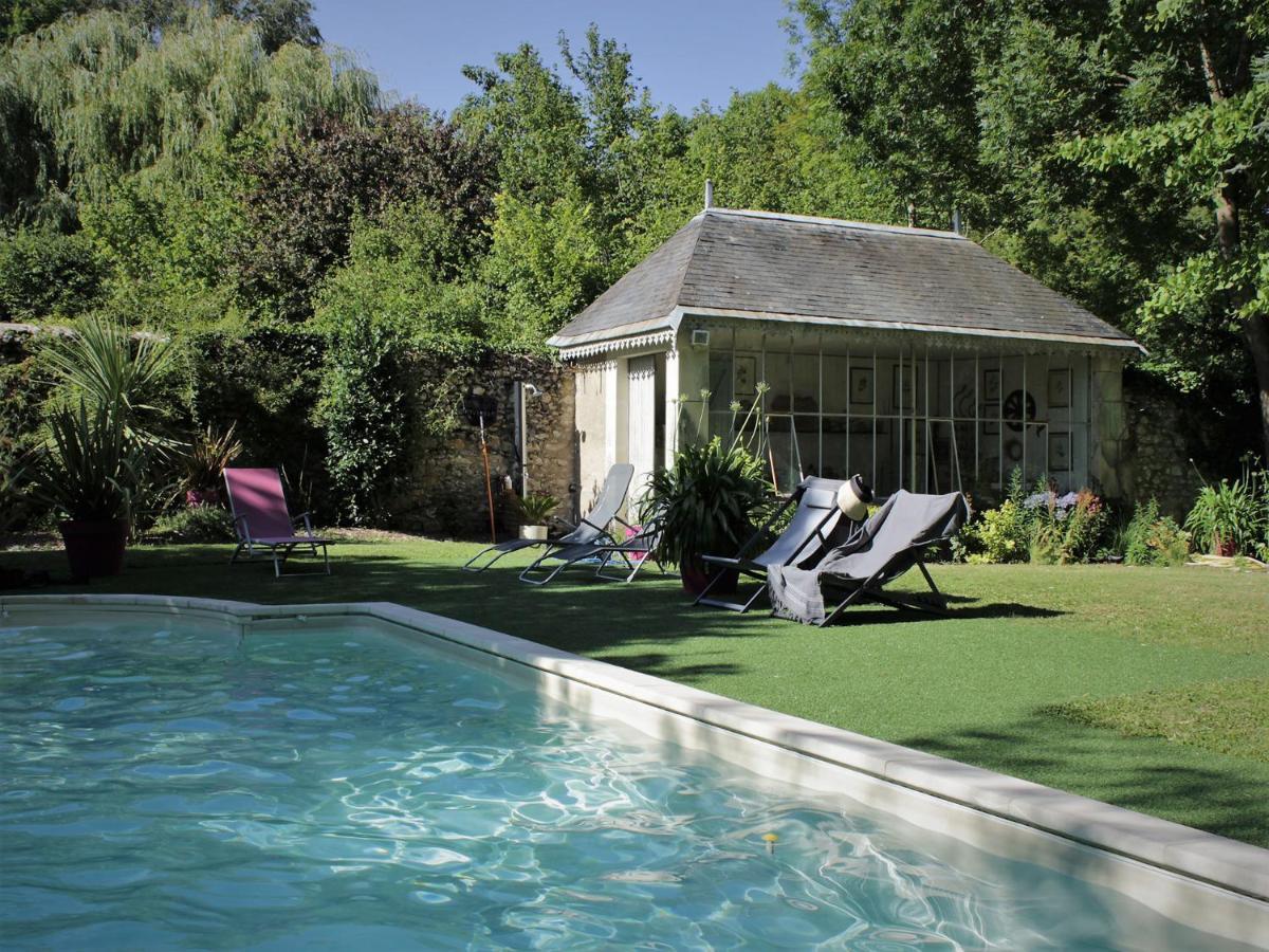 Chambre D'Hotes Les Rives De La Tronne Mer Exterior foto